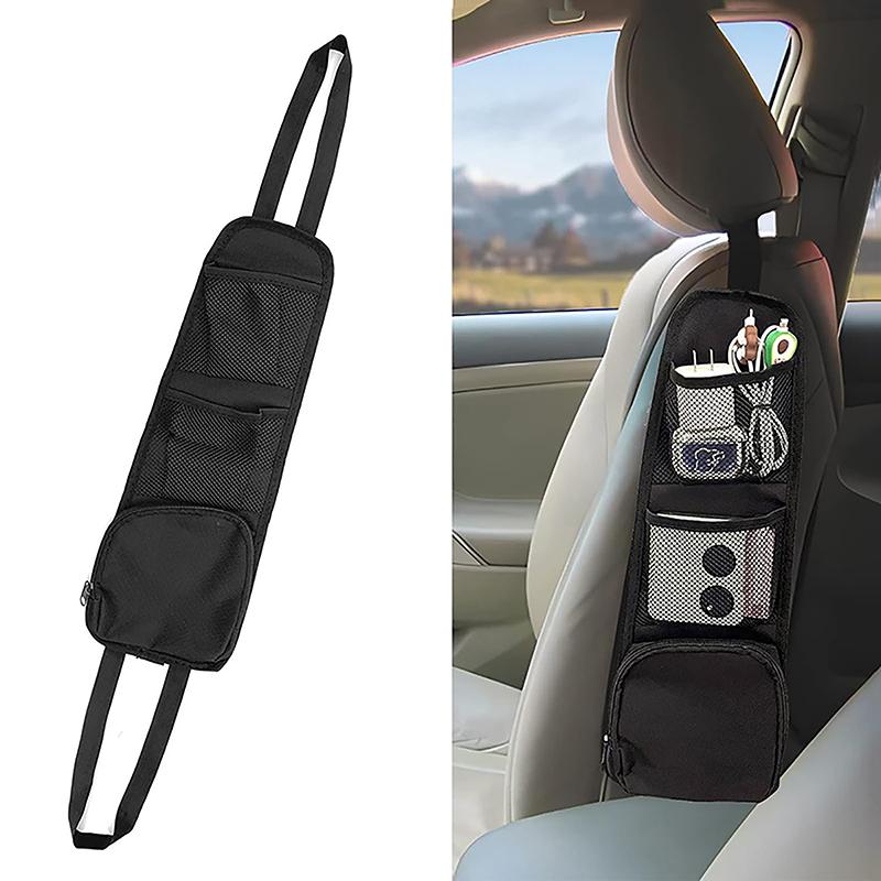

Multi-Pocket Car Seat Organizer Multifunctional Car Seat Back Side Hanging Bag Mesh Pocket Storage Bag Auto Interior Accessorie