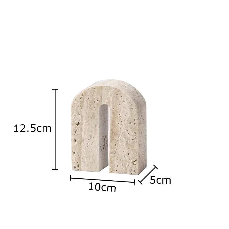 

Орнаменты Геометрия Арки из Натурального Камня Современные Поделки Украшение Стола Креативное Искусство в Форме Дуги Каменная Статуя Декор Эстетики Комнаты