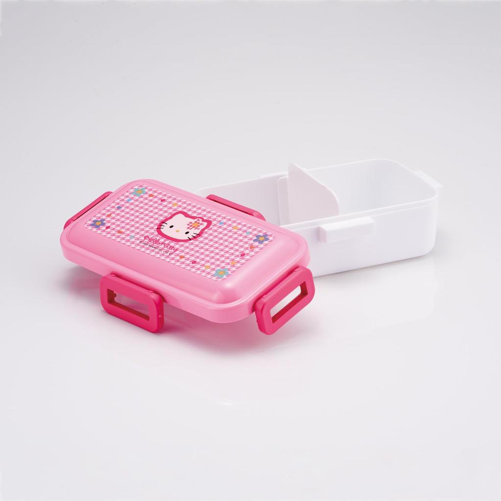 Skater Bento Lunch Softly Made In For Dishwasher Microwave Hello Box, Antibacterial, Box, Served, Dome-Shaped Lid, 530ml, Japan, Women, Safe, Safe,