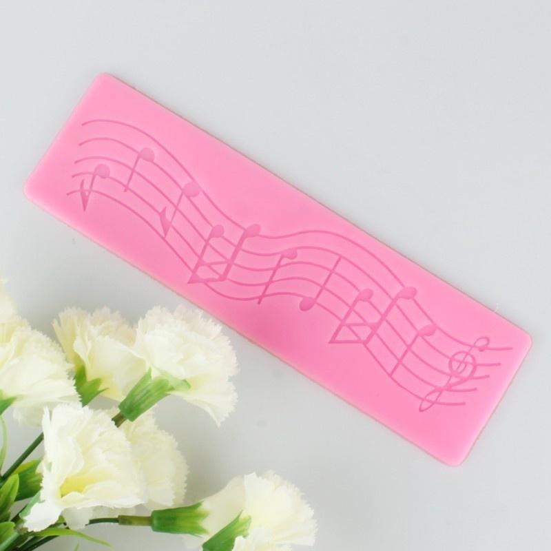 Nuta kształt ciasto dekorowanie 3D silikonowe formy foremki do czekolady i koronki DIY ślub kremówka chleb M