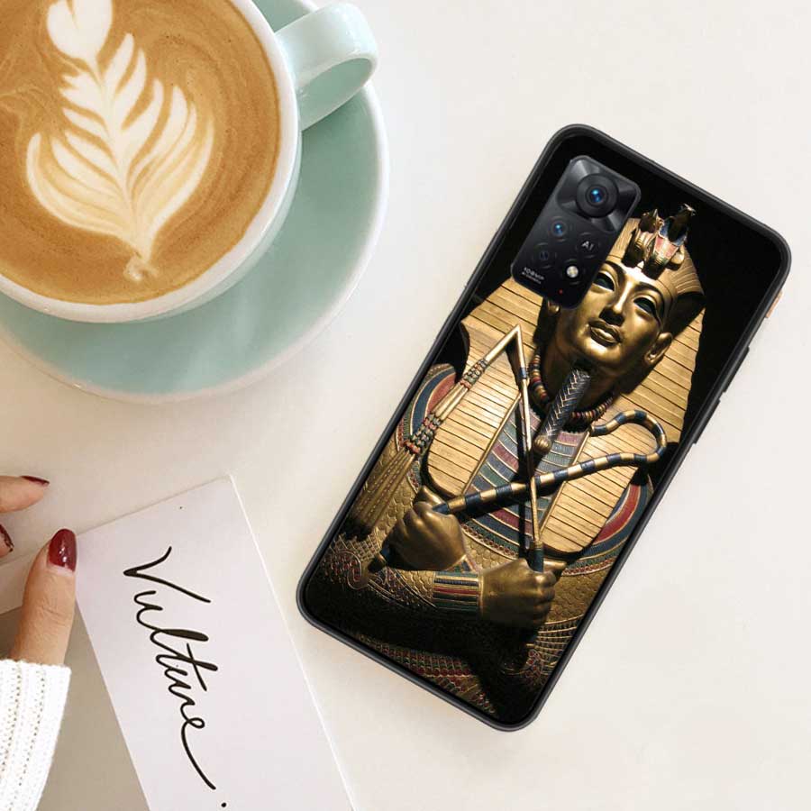 Egyptian Pharaoh's Mummy Phone Case For Redmi 13C 14C Note 13 14 Pro 5G Plus 12 12C 10 10A 10C 9 9A 9C 9T 8 8A K70 Pro Xiaomi Co