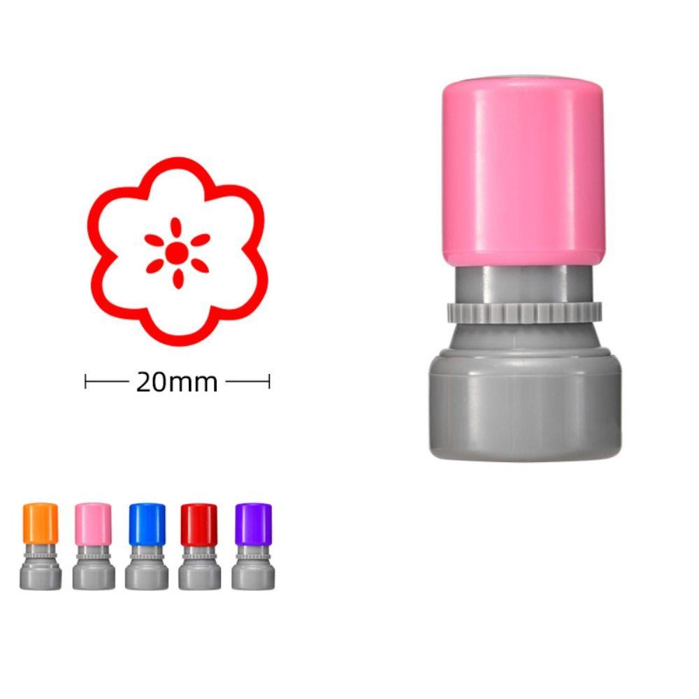 DIY Drawing Toy Star Grading Stamp Self Inking Teacher Review Stamp Rewards Flower Stamp  School