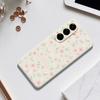 For Samsung Galaxy A56 5G Case Small Flower Pattern Printing Straight Edge TPU Phone Back Cover