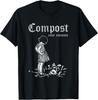 Retro Funny Compost Your Enemies Dark Humor Spooky Halloween T-Shirt