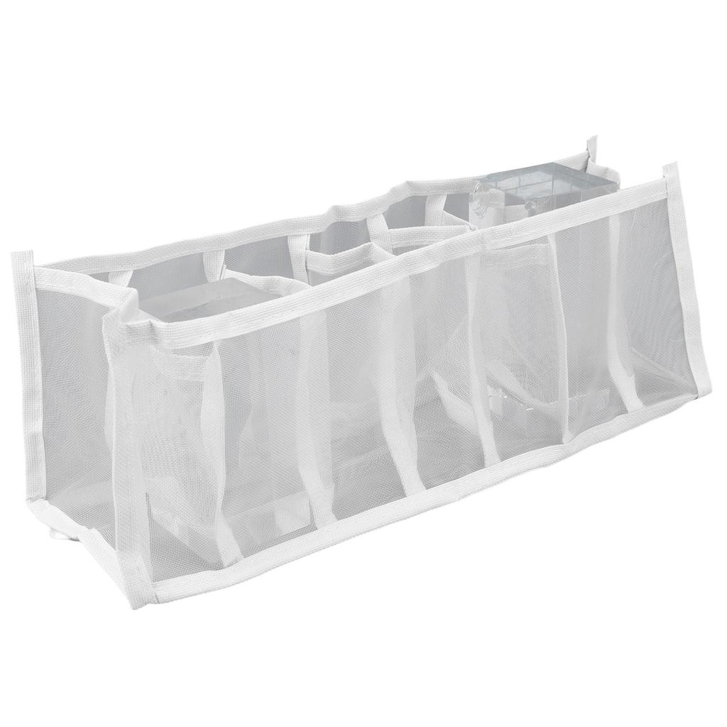 Underwear Storage Box Breathable Foldable Multiple Cells Drawer Organizer for Bras Socks7 Cells