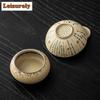 Hand-painted Orchid Pavilion Preface Firestone Red Tea Separator Infusor Handmade Tea Strainer Dispenser Tea Maker Tea Filter