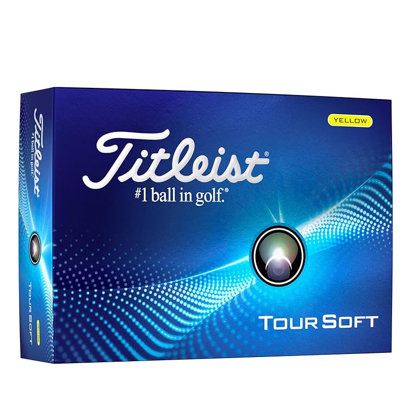 

TITLEIST golf ball 24 TOUR SOFT YELLOW DZ unisex yellow