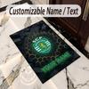 Crystal Velvet Rug Sporting CP Print Custom Name Text Floor Mat Home Decor
