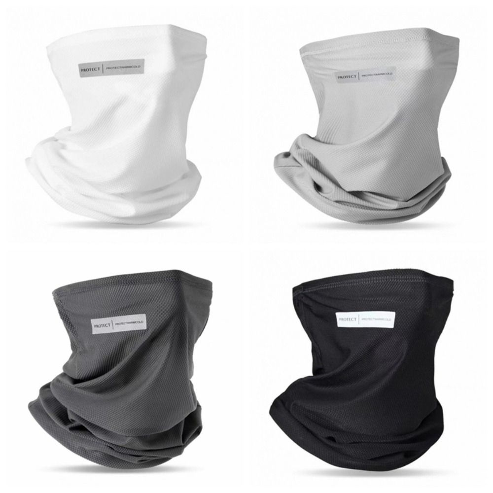 Outdoor Ice Silk Mask Scarf Summer Sunscreen Neck Wrap New Ice Silk Face Cover  for Men Women