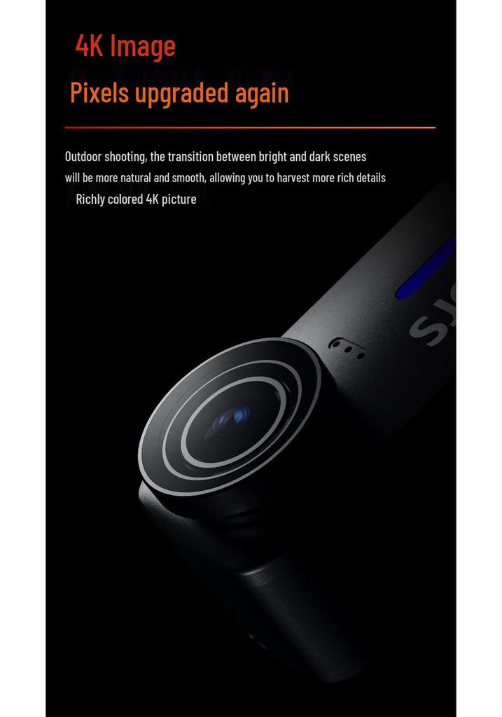 SJCAM C110+ 4K Motorcycle Thumb Action Camera for FPV Shooting