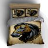 Elegant Black Horse. Bedding Duvet Cover Sets Duvet Covers Pillowcases Gifts (1 * Duvet Cover 2 * Pillowcases, Without Duvet Insert)