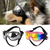 Nouvelles Lunettes de Soleil Réglables pour Chien Lunettes de Soleil Mignonnes Protection Anti-UV Lunettes de Soleil Protection des Yeux Chiens Noirs Coupe-vent Lunettes Accessoires pour Animaux