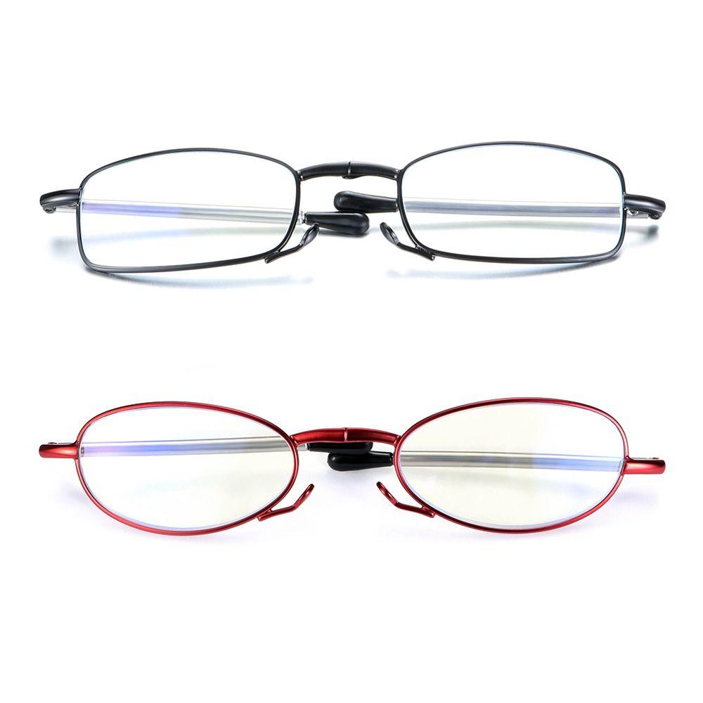 Blue Light Blocking Presbyopia Eyeglasses Readers Glasses with Glasses Case Strength+1.00~+4.00