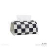 Vintage Black and White Ins Tissue Box