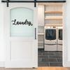 Farmhouse Metal Laundry Sign: Black Décor for Stylish Bathrooms.Charming Farmhouse Laundry Art: Metal Sign for Wash Rooms.