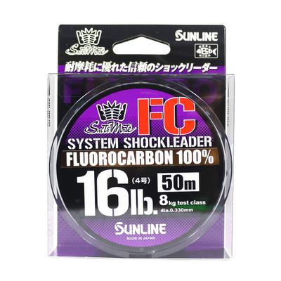 Sunline Fluorocarbon Leader Saltwater System Shock Leader 50m 16lb (9154)