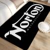 N-NORTON Motorcycle LOGO Floor Mat Cheaper Anti-slip Modern Living Room Balcony Printed Bedside Mats