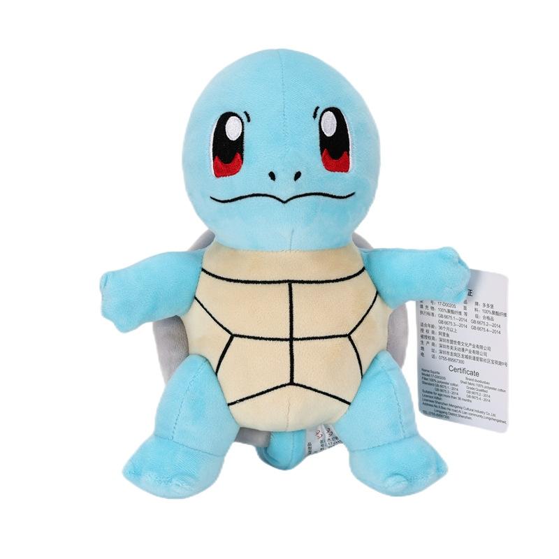 Anime  Wartortle  Plush Toys Squirtle Blastoise Stuffed Doll Kawaii Pikachu Charizard Plushies Xmas Gift Birthday Present