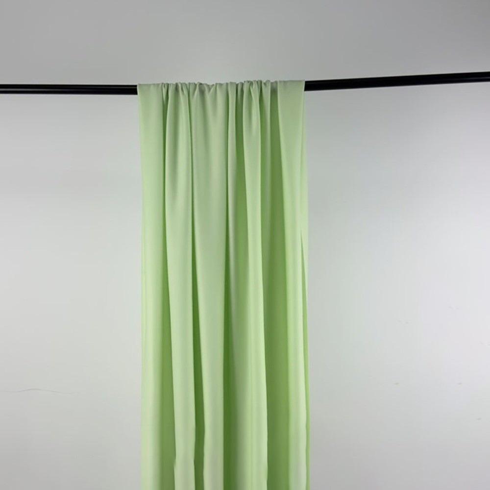 New Green Series Milk Silk Fabric Backdrop Curtain Elastic DIY Fabrics Drape Panel Fabric Backdrop Fabric Bridal Party светло-зеленый