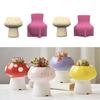 Elegant Mushroom Shaped Sturdy Silicone Flower Pots Mould Tool Must Have Accessory for Home Use Resin Art Enthusiasts