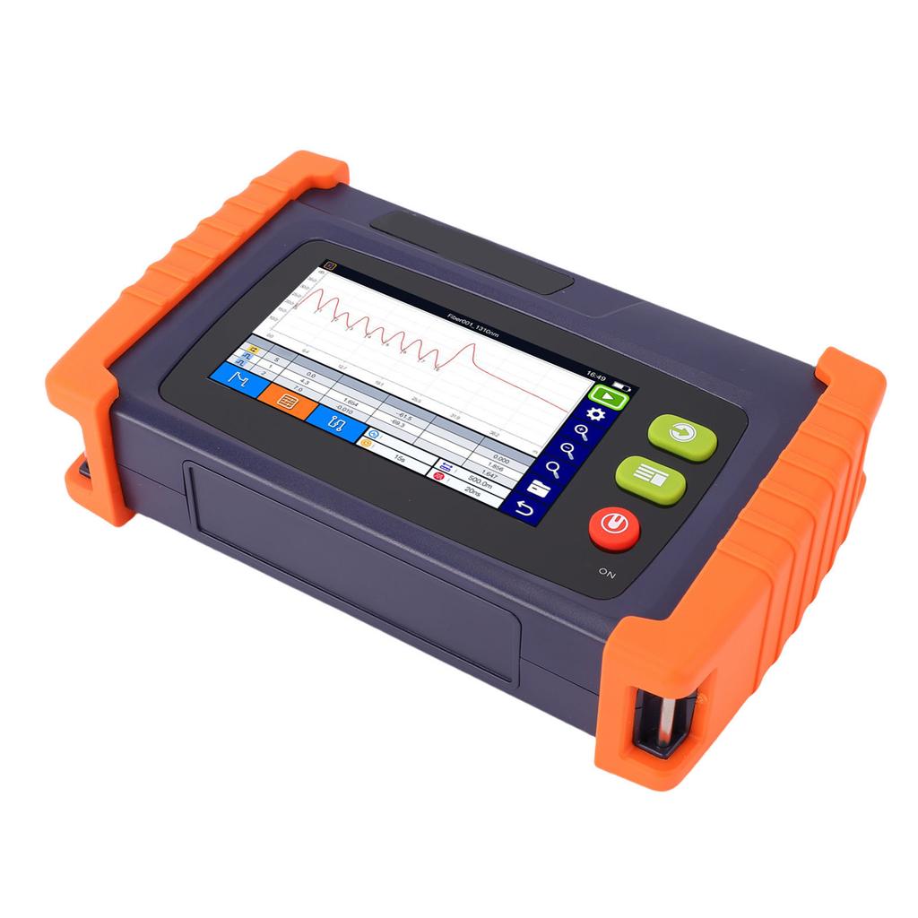 OTDR Optical Fiber Tester 4.3 Inch Touch Screen Dynamic Optical Time Domain Reflectometer 1m Blind Zone Fiber Optic