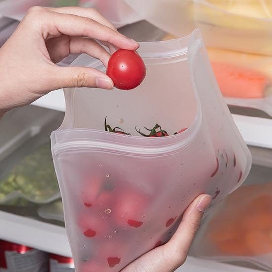 Sealed Bag Eco-friendly Translucent EVA Airtight Preservation Food Container for Home