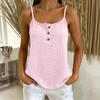 Ärmelloses Damen-Tanktop mit Knopfleiste und Farbe für legere Sommerkleidung