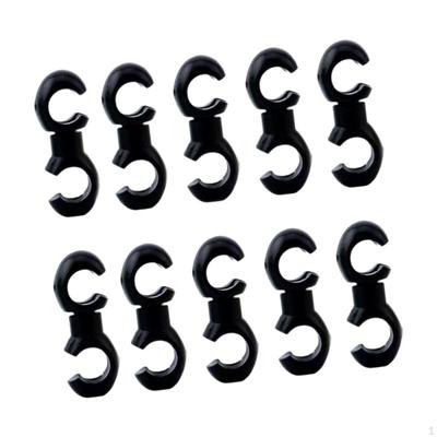 10 Kabelklemmen, Bremskabelklemmen für Rennräder