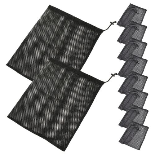 KOMBIUDA 10dílná síťovaná taška se stahovací šňůrkou, víceúčelová úložná taška na sport a prádlo