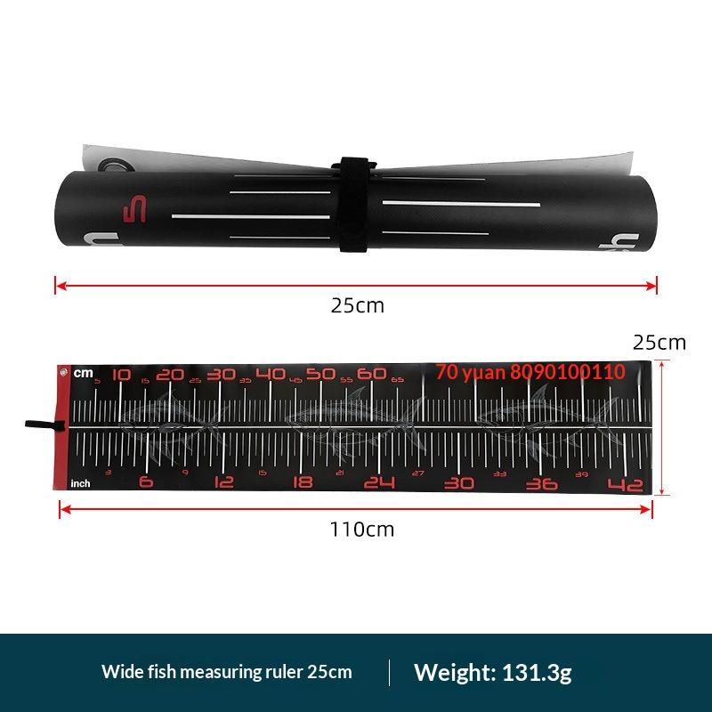 Waterproof Fish Measure Ruler Foldable Anti-Curl Pvc Fishing Measuring Tape Fishing Accessories Tackle Tool