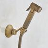 Washing Machine Faucet Double Use Bathroom Bidet Faucet Set Wall Mounted Antique Brass Bibcock Tap