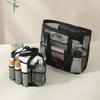 Portable Beach Bag Bathing Bag Foldable Mesh Beach Bag Fitness Swimming Bag Storage Bag Large Capacity Portable Bag