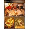 12 sztuk LED Lampki Fairy Lights - 7 stóp 20LED Wodoodporne Lampki Sznurkowe z Srebrnego Drutu Świetliki Gwiezdne Księżycowe do DIY Rękodzieła Wesela Imprezy Sypialni Boże Narodzenie