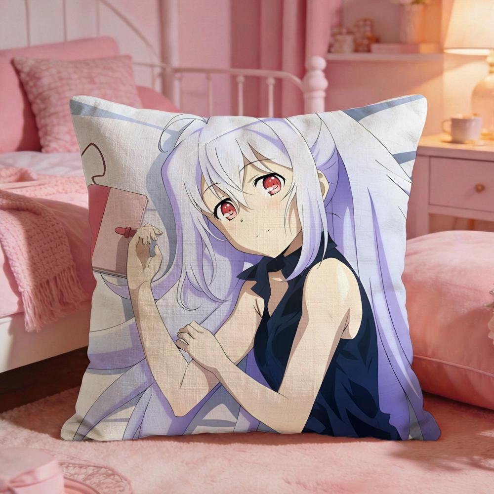 Plastic Memories Anime Cushion Cover Premium Comfort Reversible Pillow Cove Two In One Design For Any Room  Car Interior