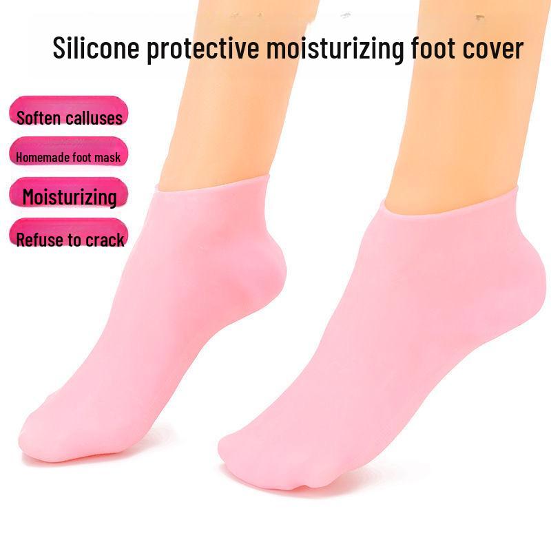 Silicone Moisturizing Socks - Anti-Crack Foot Sleeves for Soft Skin