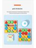 Wooden Geometric Shape Matching Game for Children's Education and Parent-Child Interaction