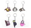 Jungle Animal Cartoon Keychain - Cute PVC Epoxy Pendant for Car Keys