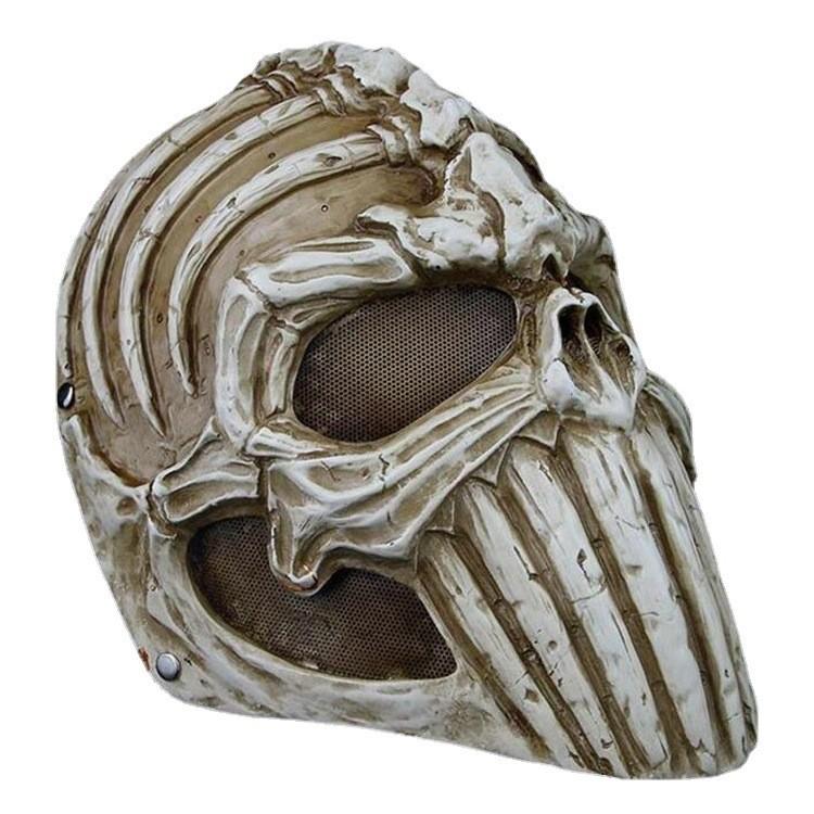Resin Skull Sinister Mask For Halloween Costumes And Creative Festive Fun