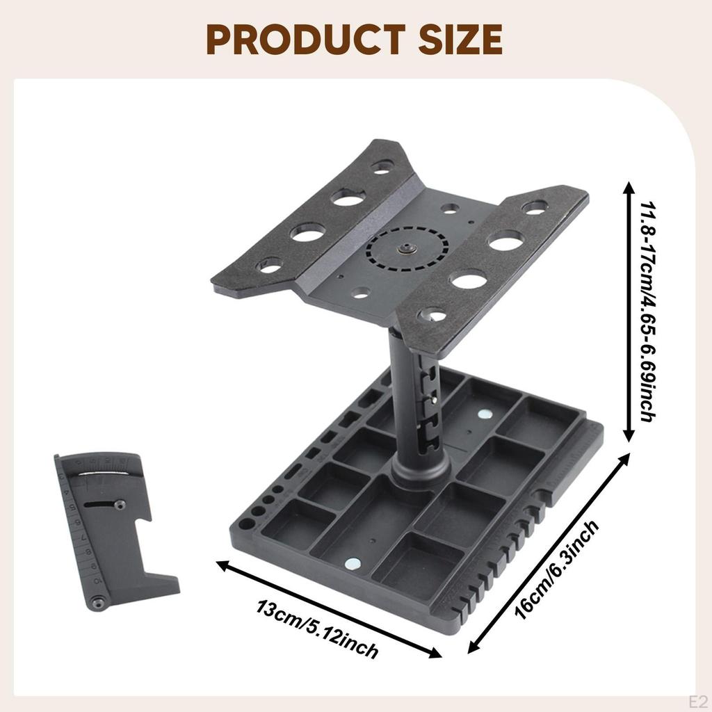 RC Car Work Stand Maintenance Rotatable Non Slip Display Rack Adjustable Height Lifting Repair