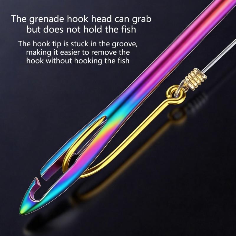 Fishing Hook Remover Dehooker Tool Deeply Throat Quick Uncoupling Tool Fishes Hook Quick Removal Device Fishing Accessory