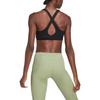 Adidas Solid Color Logo Print Adjustable Strap Sports Bra Women underwear Black HA0071