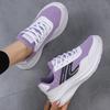 Women’s Running Sneakers Casual Socks Shoes Purple Lightweight Walking Shoes Over Sized
