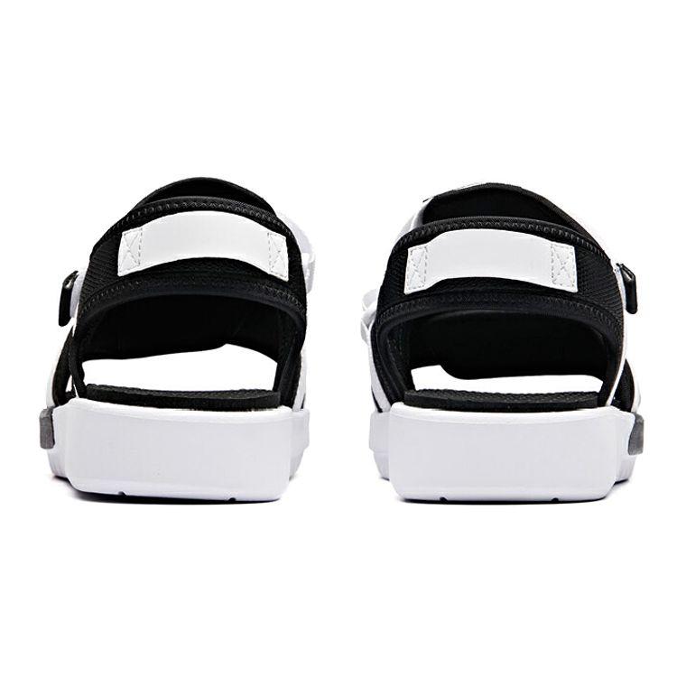 Anta Non-Slip Wear-Resistant Sports Sandals Men Sandals Black White 91926973-1