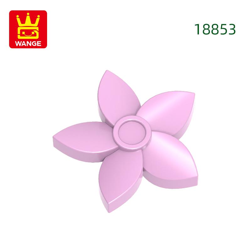 

Non-Toxic 1388Pcs/Lot 18853 Hair Flower With Pointed Petals Building Blocks Moc Color Accessories Compatible With Bricks Parts Toys about 1388pcs