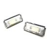 Auto Tail Light Led License Plate Light Lamp White LED Bulbs Fits For BMW 3 Series E46 4D 4DR 1998-2003 Car Accessories Kits