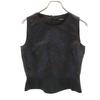 Beauty Products MAX&CO Floral No Sleeve Blouse 42 Black Tops Women Used