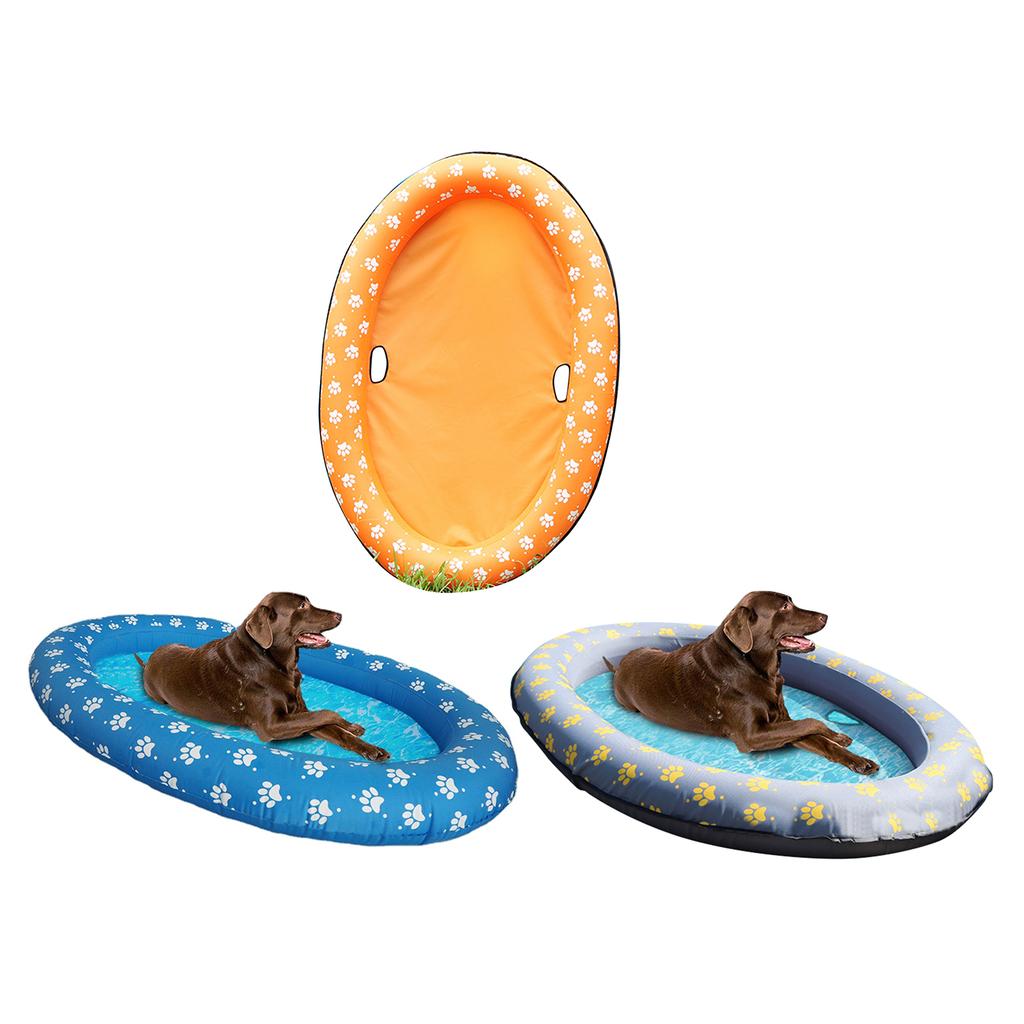 Dog Float for Pool Inflatable Dog Swimming Float for Puppies Floating Raft for Pool/Travel/Summer Supplies