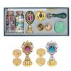 Wachs Stempel Kit Klar Gravur Abnehmbare Griff Feine Ceraceous Exquisite Verarbeitung Stempel Wachs Ofen