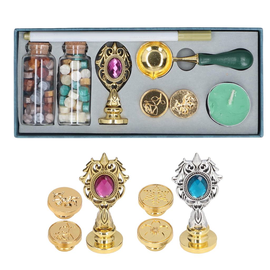 Wachs Stempel Kit Klar Gravur Abnehmbare Griff Feine Ceraceous Exquisite Verarbeitung Stempel Wachs Ofen