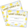 Most Likely To Superlative Award Certificate | 50 Pk 8.5x11” End of Year School Awards Student Graduation Elementary High School for Kids